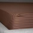 Простирадло "ТЕП" з резинкою 180х200 см (бавовняна упаковка) (сатин) (Chocolate)