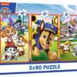 48866 Trefl Пазли "3x80" Paw patrol Собача банда