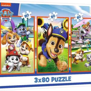 48866 Trefl Пазли "3x80" Paw patrol Собача банда