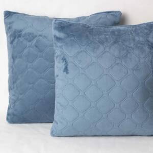 Подушка декоративна "VELURE" 40*40 см (350г) (Dark Blue NEW)