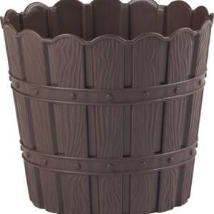Горщик для квітів VIOLET HOUSE 1048 BAMBOO BROWN д/квітів із дренажем 7 л.