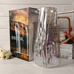 VT-5906-1700 Глечик скляний Brook VITTORA, 1,7L