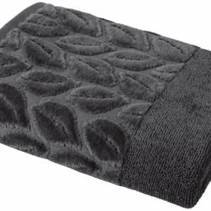 Текстиль банний SOHO Рушник 50*90 бавовна 100% Leaves Dark Gray