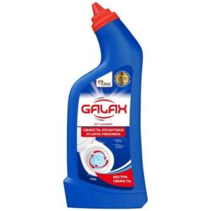 Засіб для чищення унітазу "Galax" das PowerClean "Свіжість Атлантики" ,750г