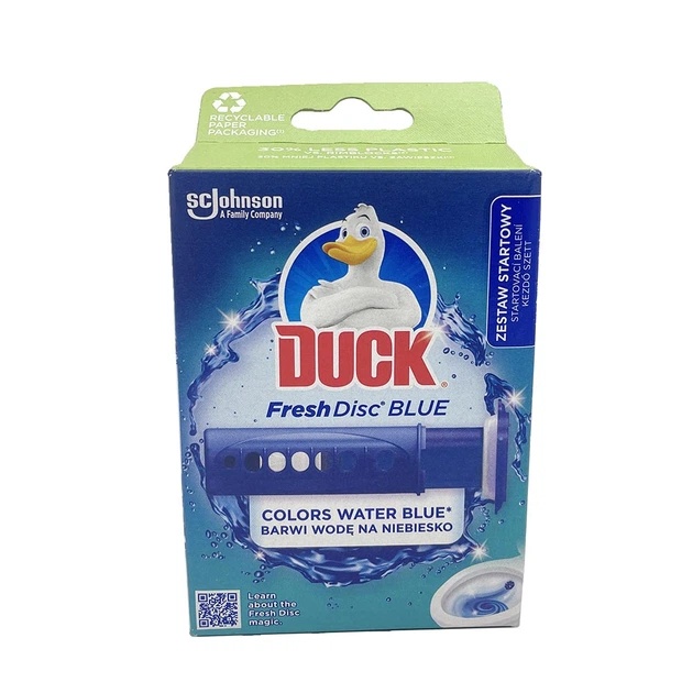 DUCK диски чистоти для унітазу Блакить 6 дисків 382284