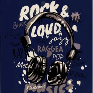 Зошит для нот А4, 20 л, Rock&Loud