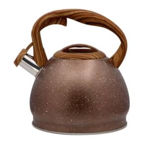 ZB 14/3  Чайник нерж. 3,0 л  зі св. бак.криш. коричнева  ручка 7323930000