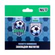 Закладки магнітні Yes "Football", 2шт