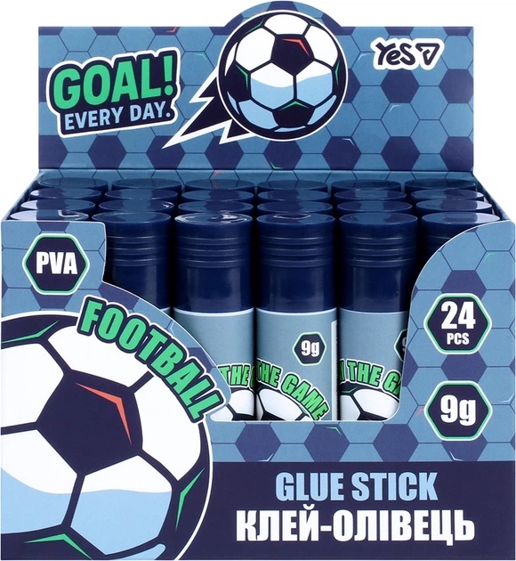 Клей-олівець Yes 9г PVA "Football"