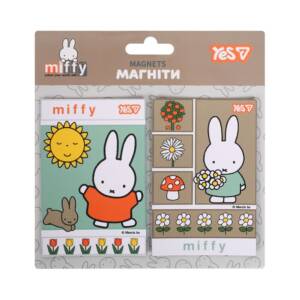 Магніти Yes "Miffy Flowers", 6х9 см, 2 шт