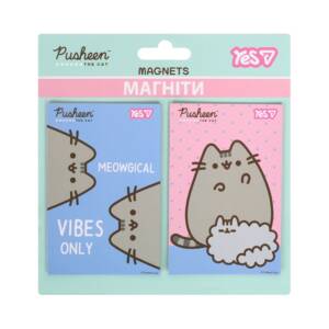 Магніти Yes "Pusheen.Vibes only", 6х9 см, 2 шт