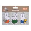 Магніти фігурні Yes "Miffy Flowers", 3 шт