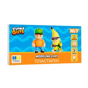 Пластилін Yes, 6 кол., 120г "Stumble Guys"