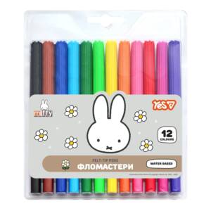 Фломастери Yes 12 кольорів "Miffy"
