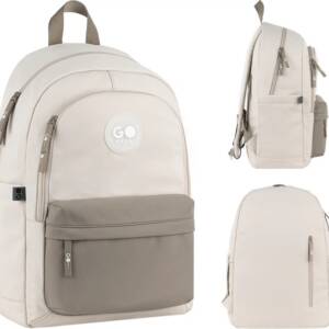 Рюкзак GoPack Education Teens 141L бежевий, коричневий