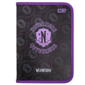 Папка для зошитів Yes пласт. на блискавці В5 "Wednesday"
