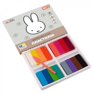 Пластилін Yes, 16 кол., 320г "Miffy"