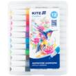Маркери акрилові Jumbo, 12шт Kite Creative