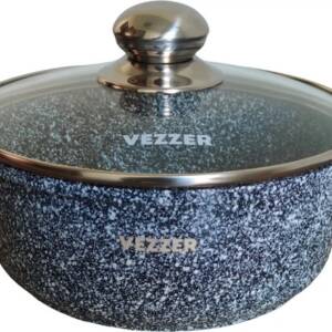 Каструля VEZZER 22*10см з антипригарним покриттям з кришкою