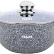 Каструля VEZZER 24*11,5см з антипригарним покриттям з кришкою