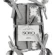Кухонний текстиль SOHO Наб. руш. 40*60см бавовна 100% Snow Grey хліб. 2 шт.