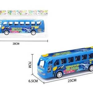 Автобус TMX 88-3 B (360/2) 23х6,5х7 см, інерція, в пакеті