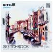 Скетчбук для робіт олівцями, 21*21см, 30 арк., Kite Creative