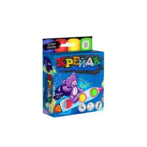 гр Крейда для малювання MEL-01-02U УКР. (36) "Danko Toys", d-2,5 см, 4 штуки, кольорова