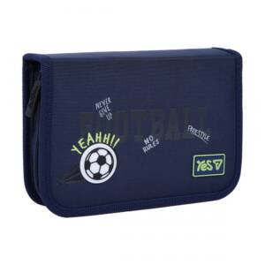 Пенал твердий Yes одинарний з клапаном HP-03 Football