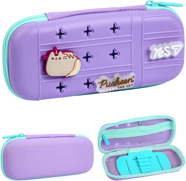 Пенал твердий з силіконовою панеллю Yes PHS-4 Pusheen Summer