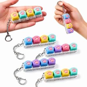 Брелок-Клікер Антистрес 4 кнопки Grape Keycap Clicker