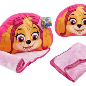 М'яка іграшка з пледом Paw Patrol арт. KH70/002L (8шт) подушка 44*29*7см плед 118*80см світиться в темряві