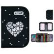 Пенал Kite 1 від., 2 відв., з наповненням 622H Black&Silver