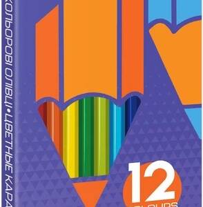 Олівці кольорові YES 12кол."Erudite"