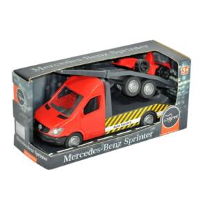 Автомобіль "Mercedes-Benz Sprinter" евакуатор з лафетом (червоний), Tigres