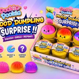 Сквіш пельмень 8,5см антистресс Dumpling омбре-2 #406 (12/144)