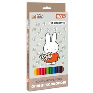 Олівці кольорові Yes "Miffy" 12 кол.