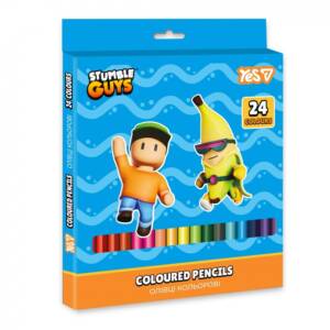 Олівці кольорові Yes "Stumble Guys" 24 кол.