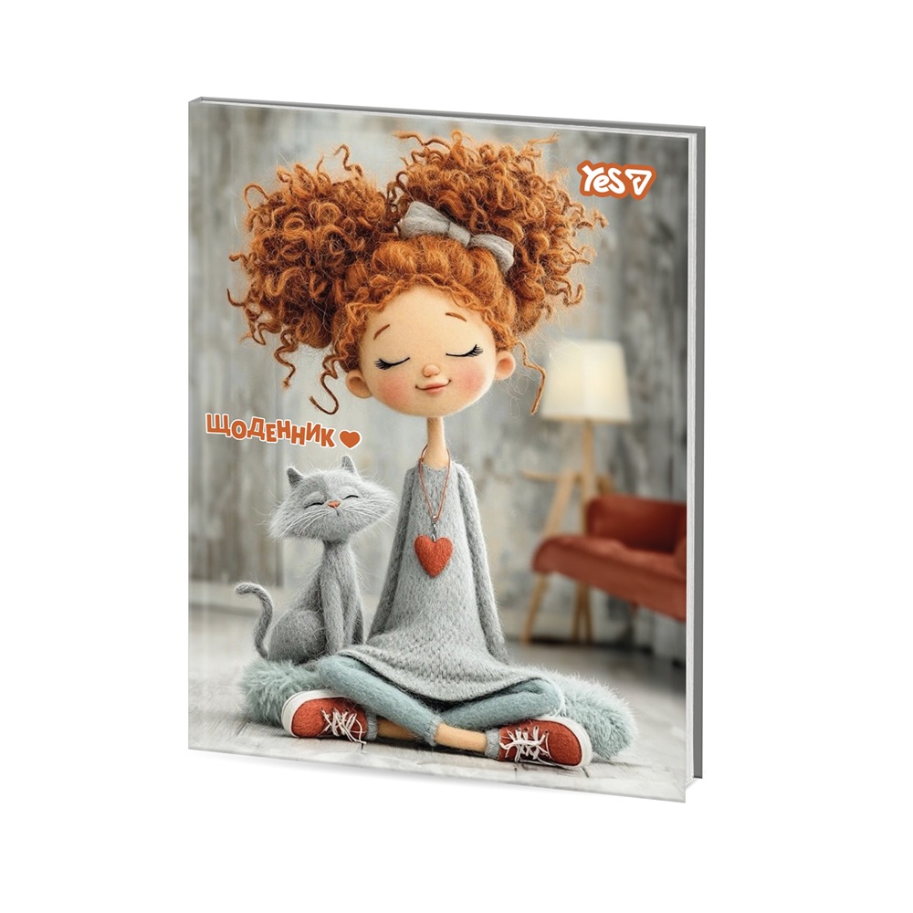 Щоденник шкільний Yes Curly Girl інтегральний, A5, 40 аркушів