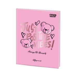 Щоденник шкільний Yes Teddy Vibes інтегральний, A5, 40 аркушів