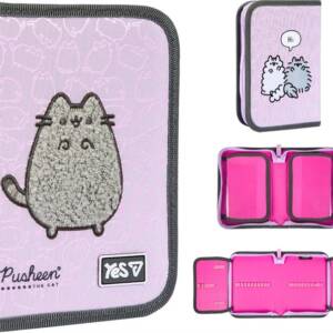 Пенал твердий Yes одинарний з двома клапанами HP-04 Pusheen Delicacy